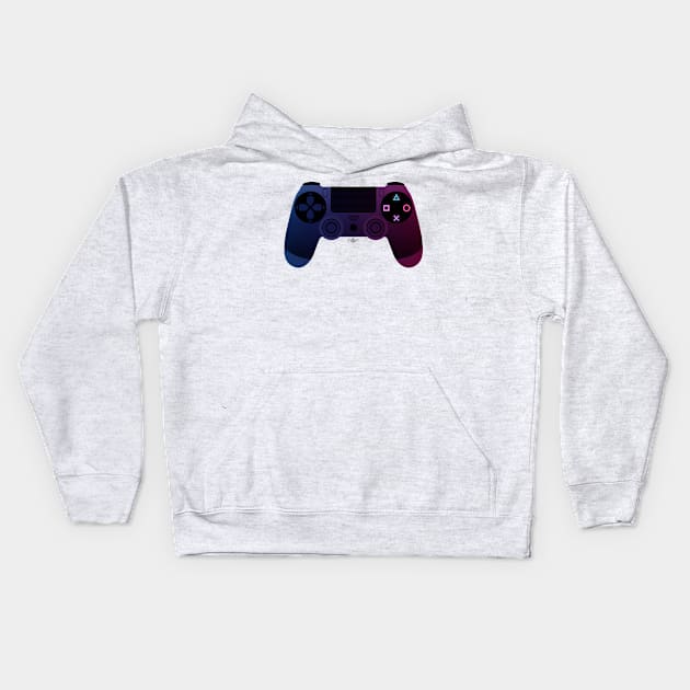 Playstation 4 Controller Kids Hoodie by grantedesigns